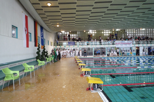 Die Sussuros spielen bei den deutschen Kindermeisterschaften im Tauchen 2014